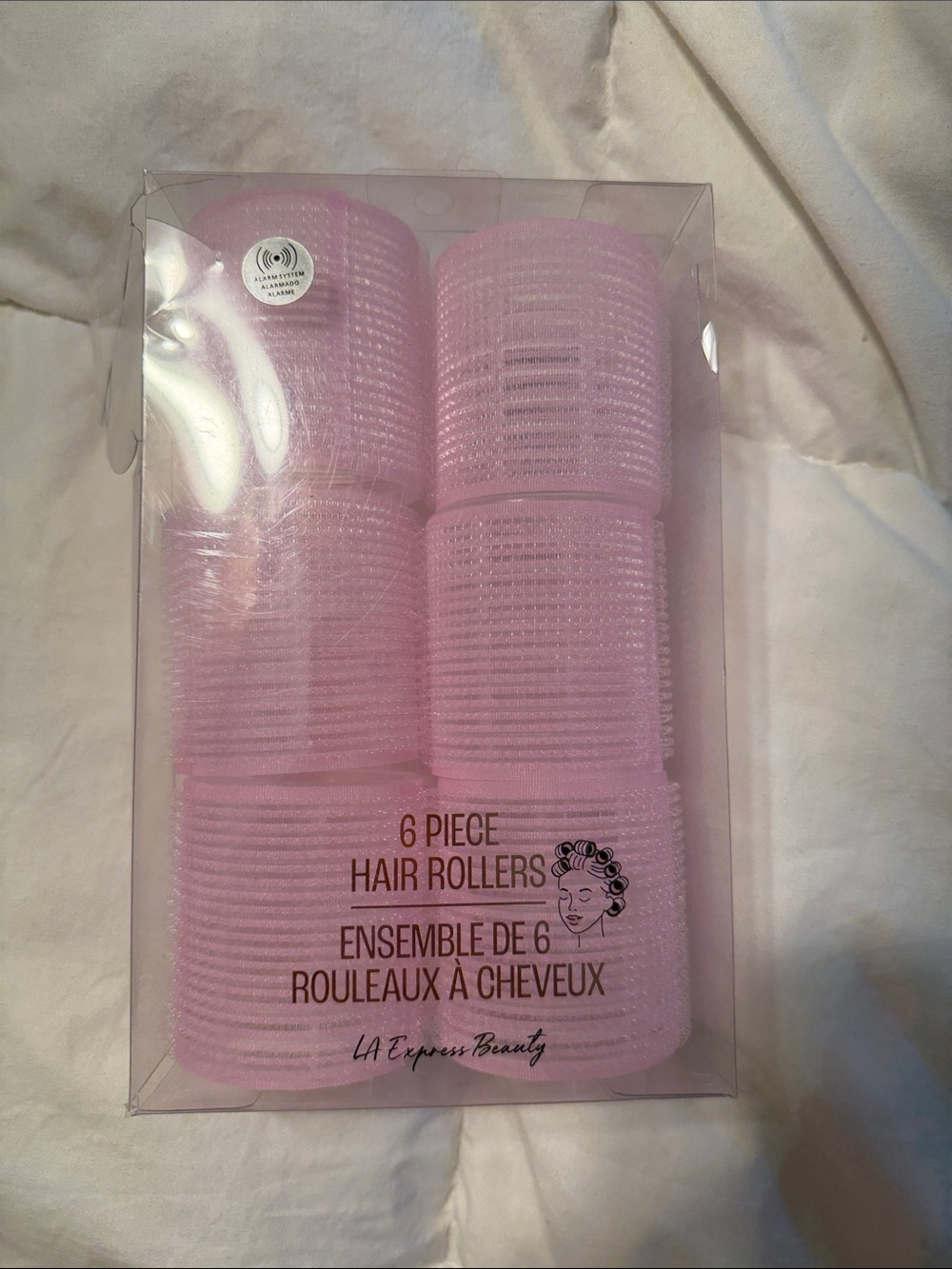 Urban Planet Pink 6-Piece Hair Rollers